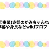 橋元幸菜(赤髪のがみちゃんねる)の年齢や身長などwikiプロフ！