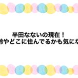 半田なないの現在2026！年齢やどこに住んでるかも気になる
