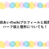 山田あいのwikiプロフィールと経歴！ハーフ説と整形についても！